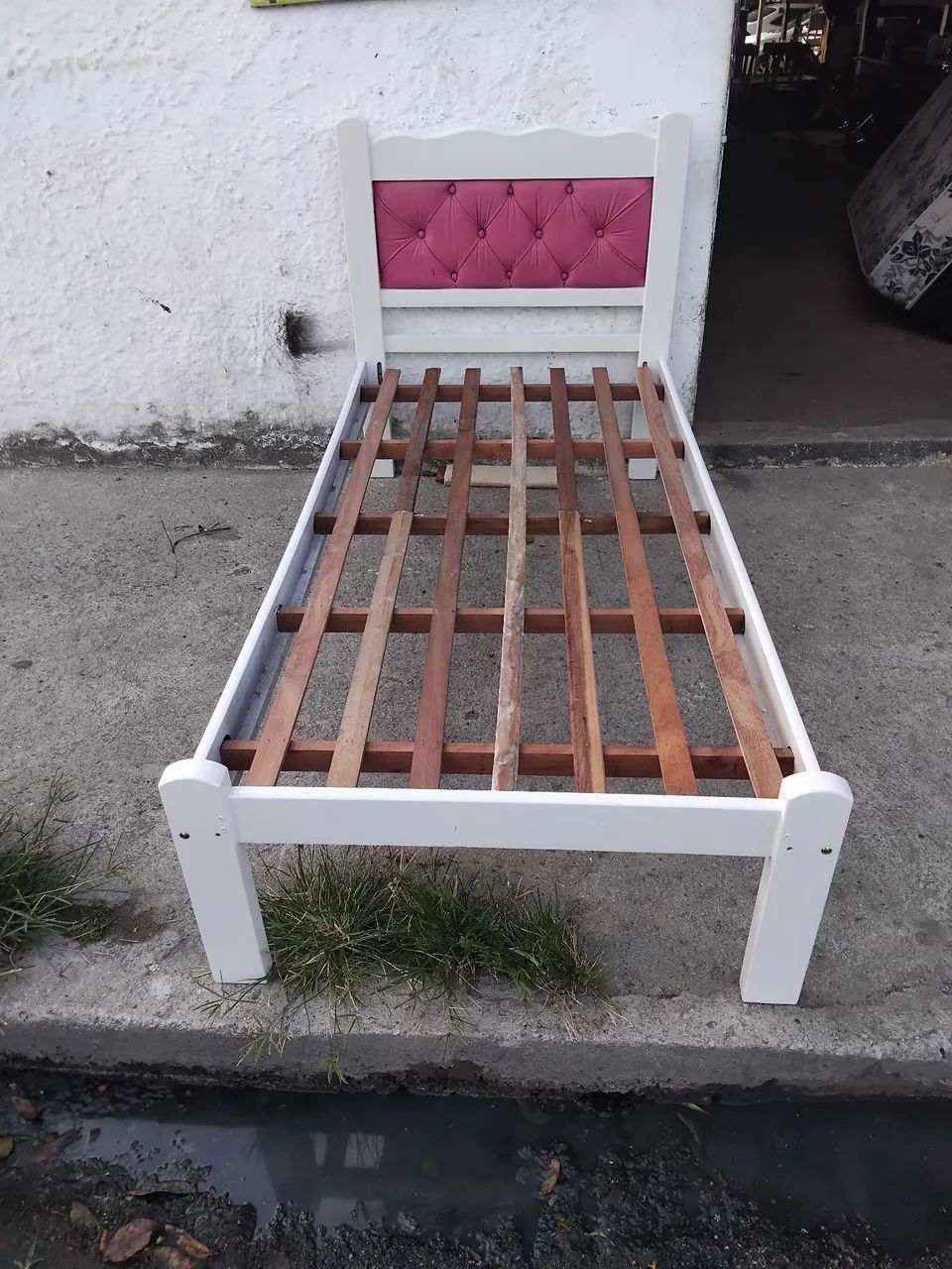 Cama de solteiro madeira maciça  - Foto 2