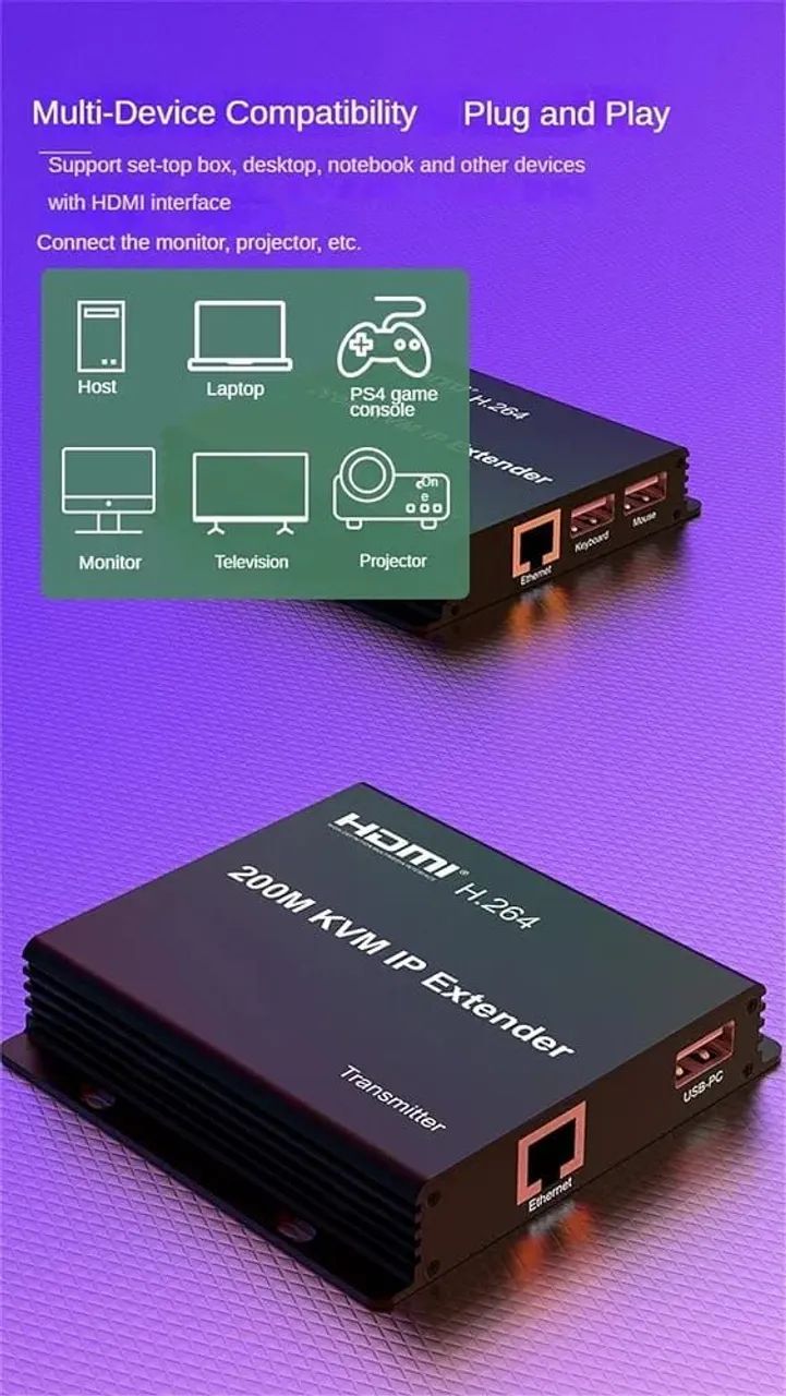 Extensor HDMI 200 metros - Foto 3