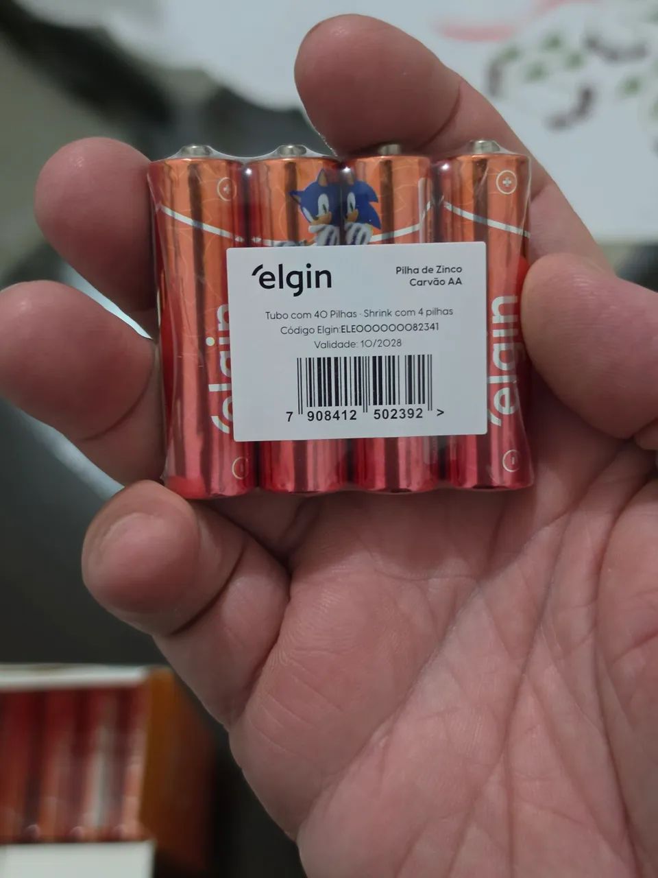 Pilhas Elgin AA caixa  com 40 unidades  - Foto 2