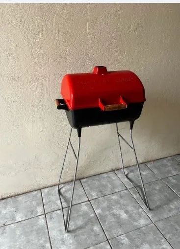 churrasqueira a bafo em alumínio