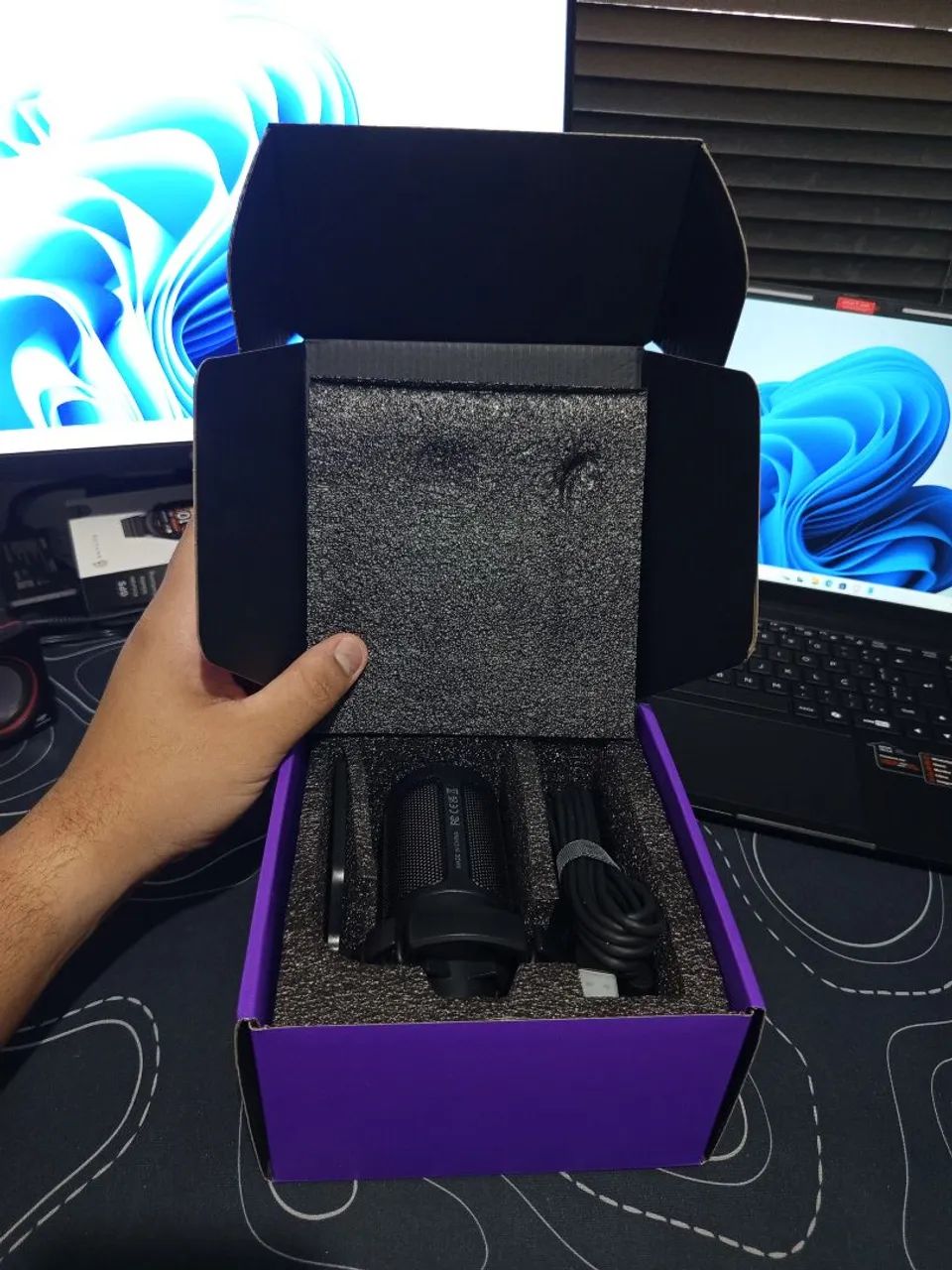 Microfone Gamer A6V Fifine ( Novo, Lacrado ) - Foto 4