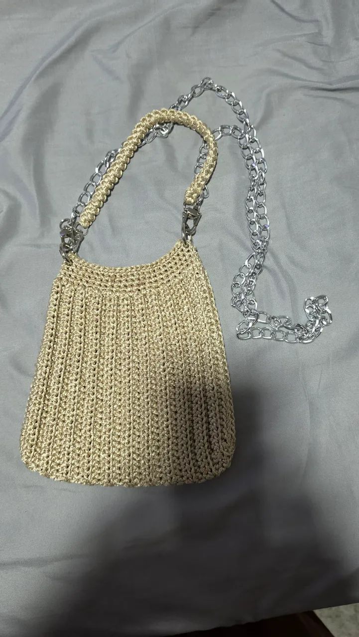 Bolsa de crochê artesanal - Foto 3