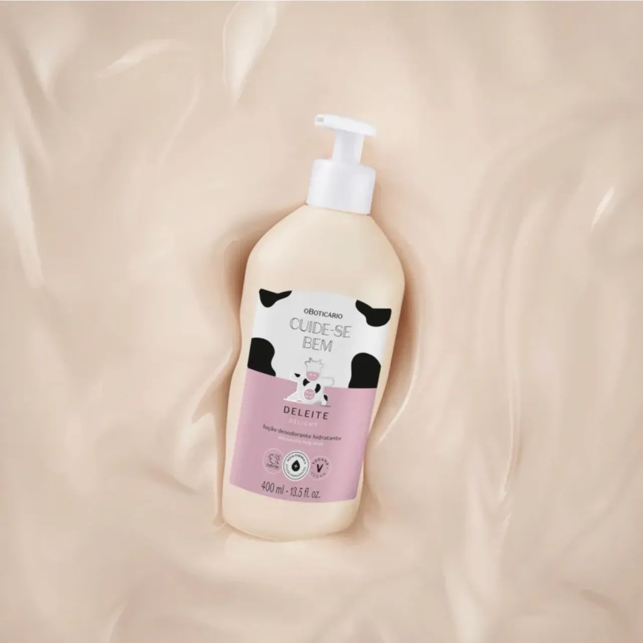 Loção Hidratante Corporal Cuide-Se Bem Deleite (400 ml) - Foto 3