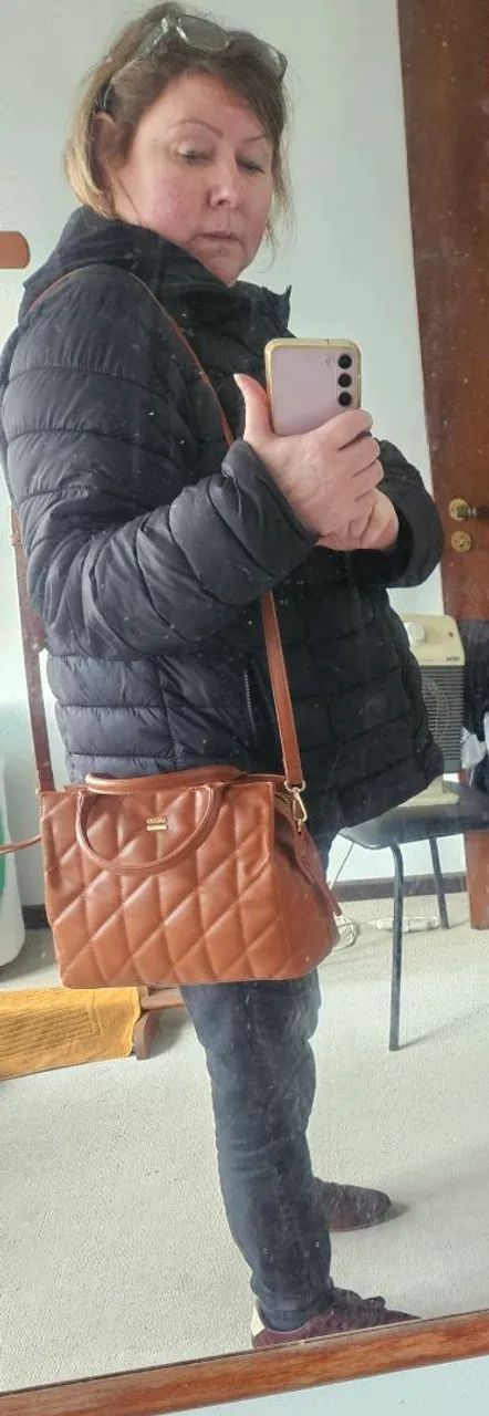 Bolsa Arezzo Nova caramelo em matelasse  - Foto 5