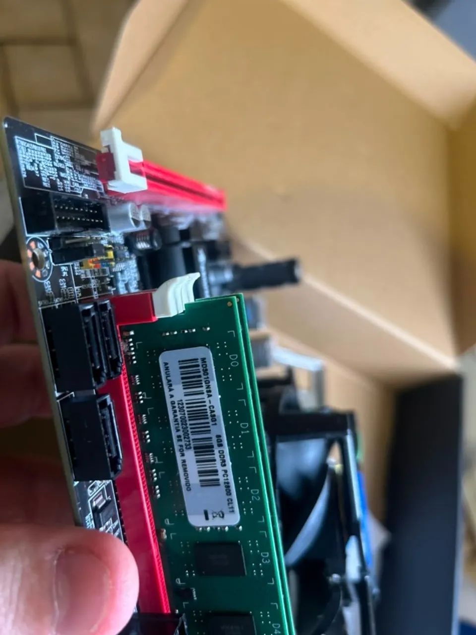 Kit Placa-Mãe + Processador Intel i7 + Cooler + 16 memória  RAM - Foto 3