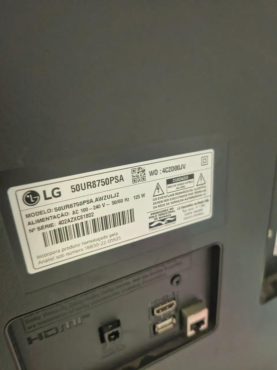 Tv LG 50" smart 4k - Foto 3