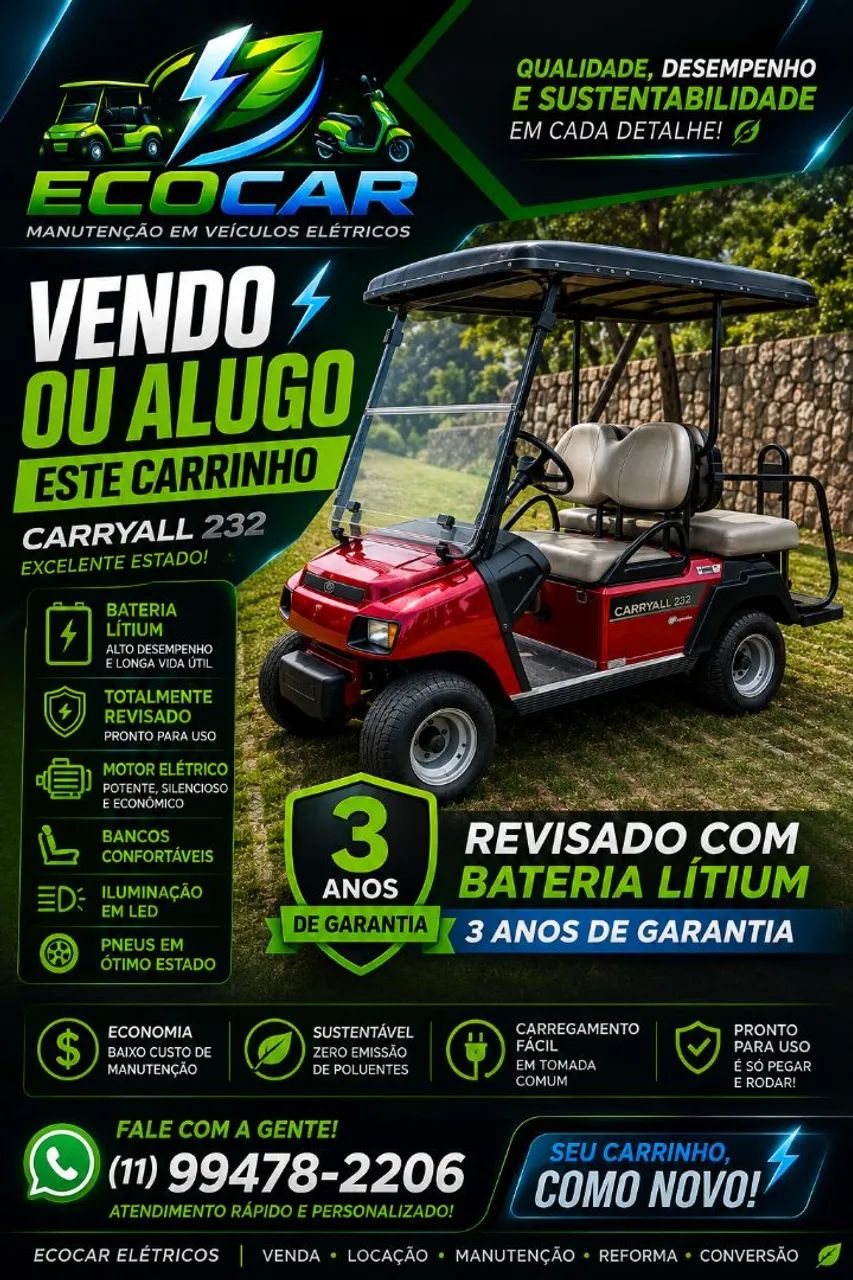 Carrinho de golfe 