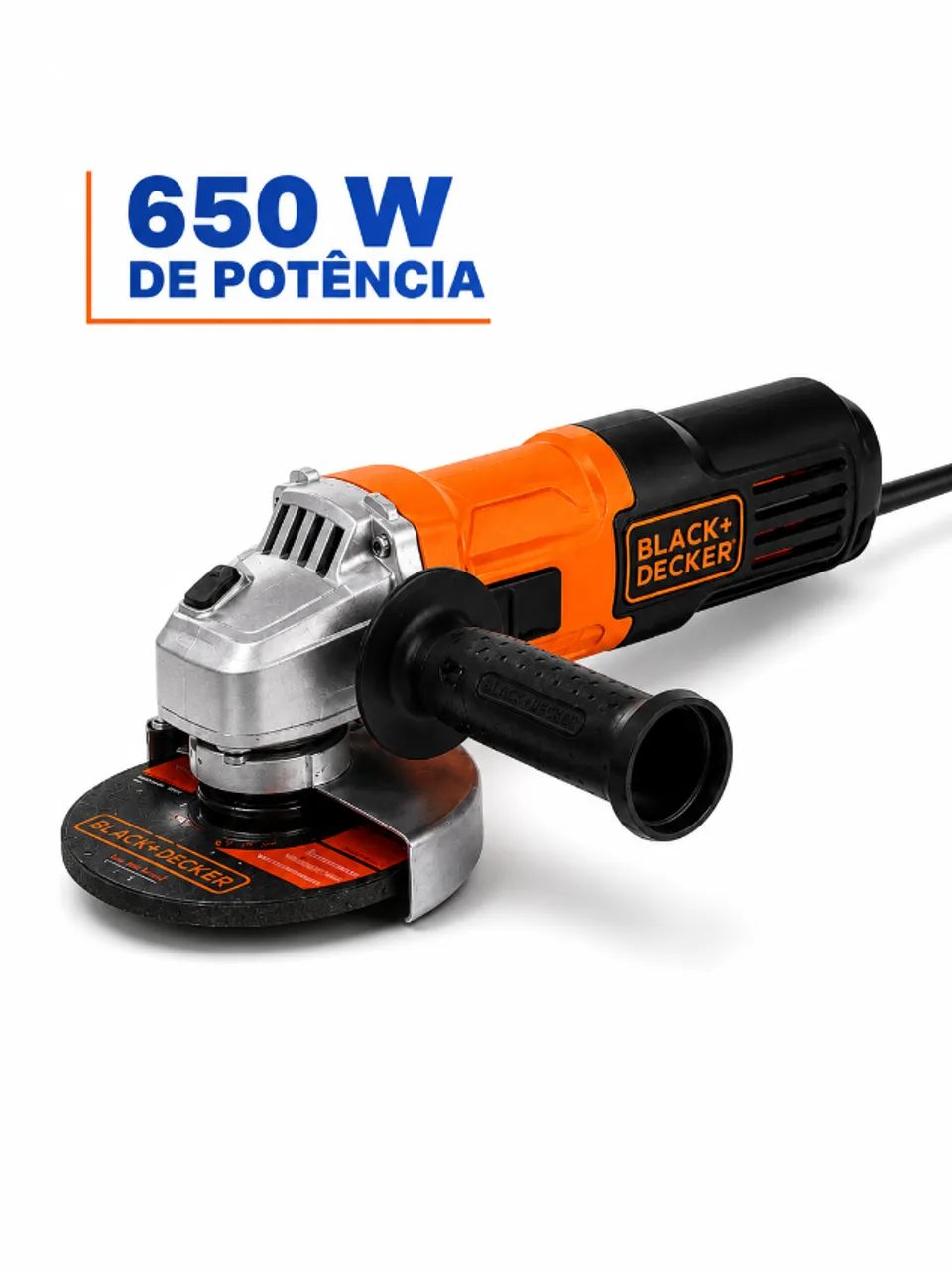 Esmerilhadeira Angular Black+Decker 650 W - Foto 2