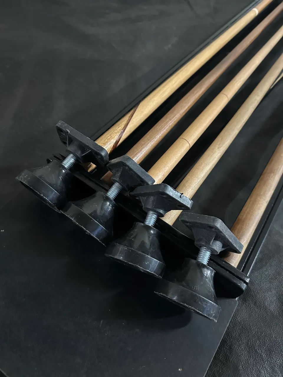 Mesa de Sinuca Profissional Preta Completa (Pouco Uso) - Foto 5