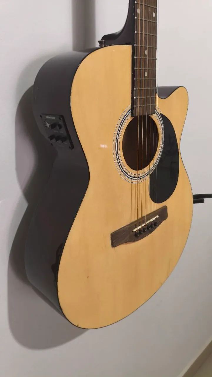 Troco Violão Fender FA135CE - Foto 3