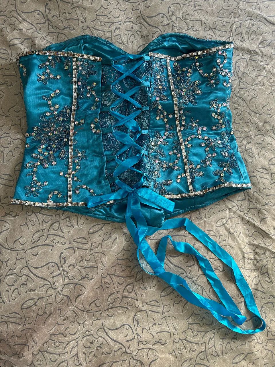 vestido de debutante azul tiffany gg - Foto 3