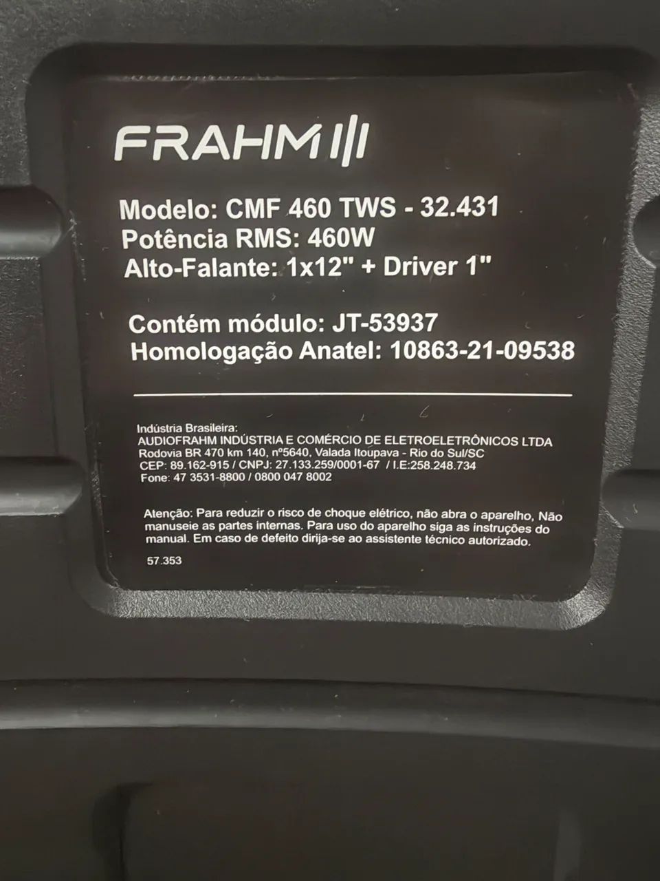 Caixa de som Bluetooth FRAHM  - Foto 3