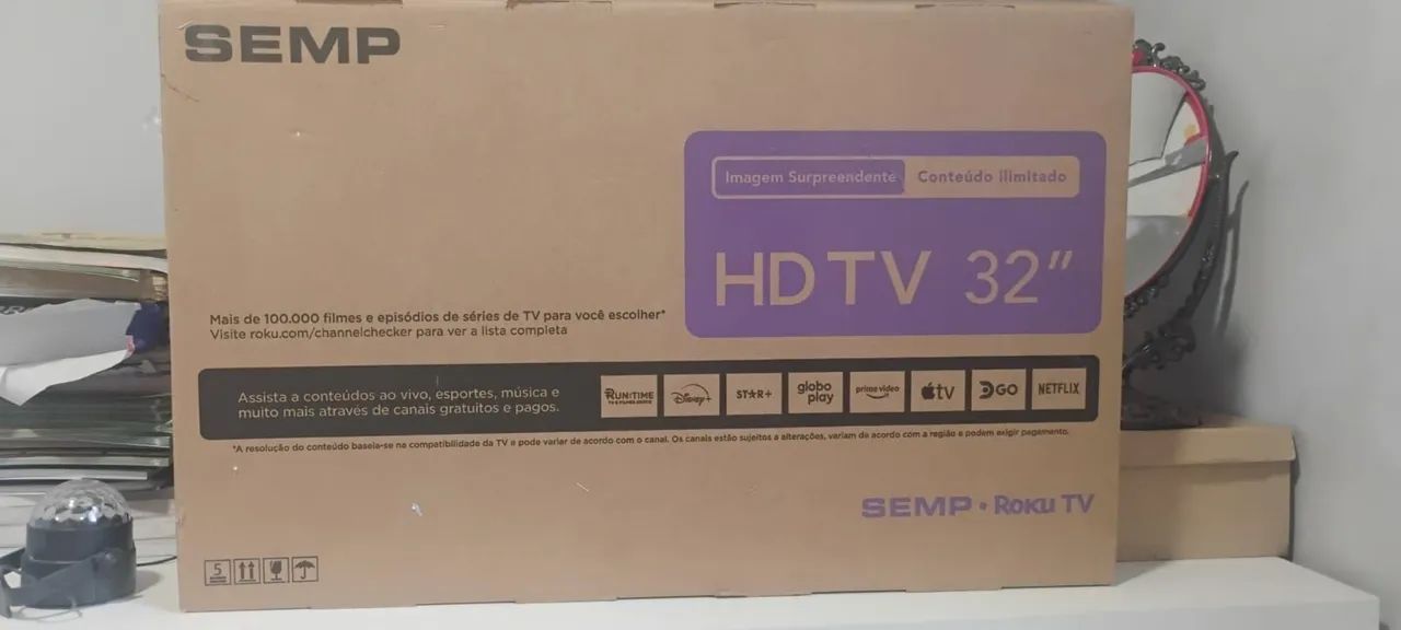 TV smart na caixa!