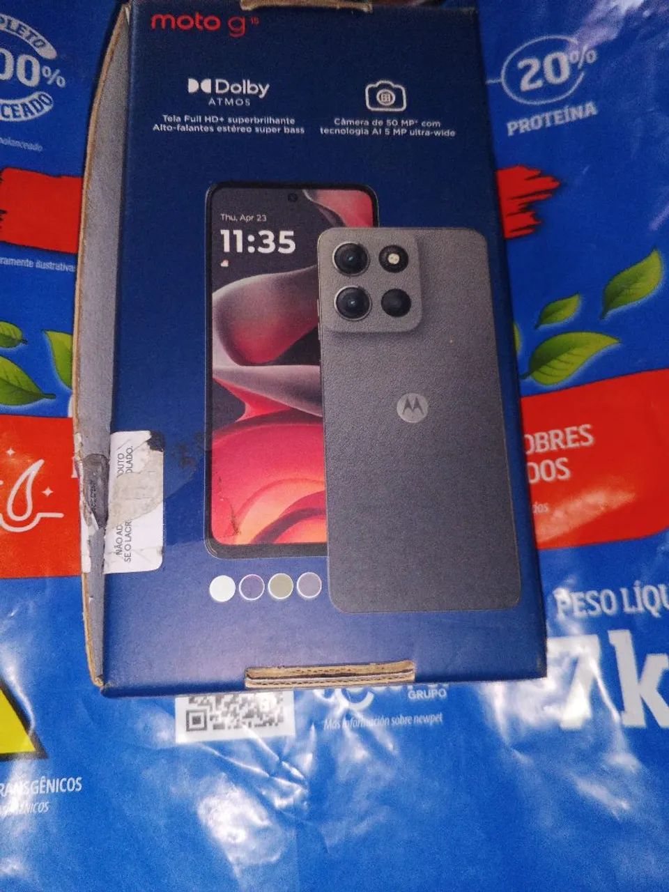 Caixa vazia moto g15  - Foto 3