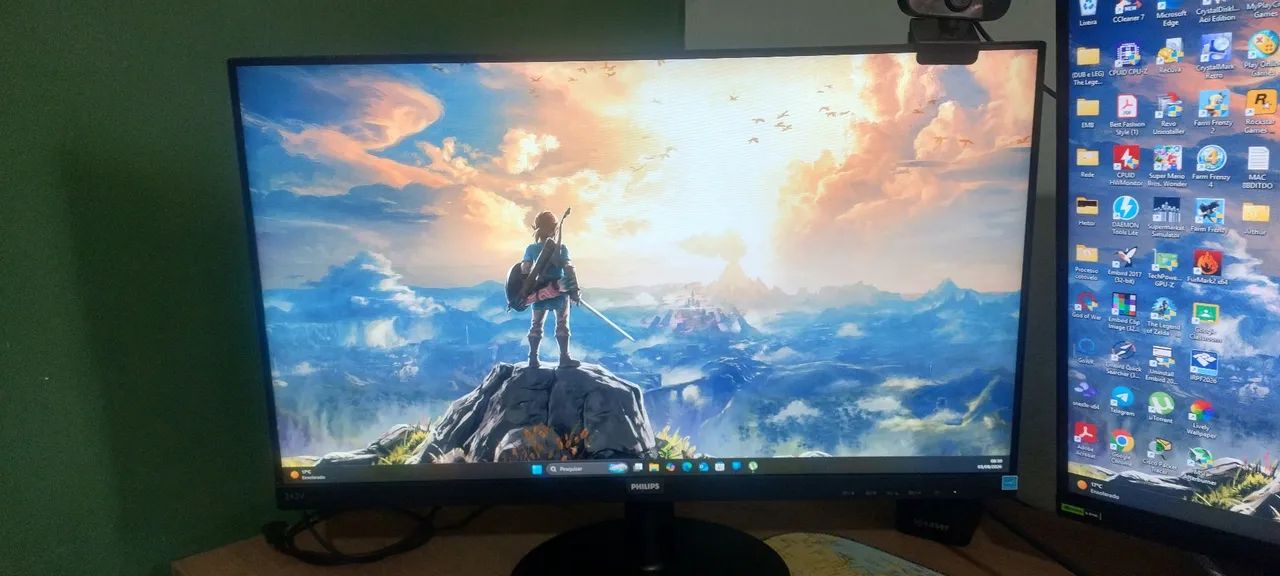 Monitor Philips 23,8? IPS Full HD 75Hz com HDMI e DisplayPort - Foto 4