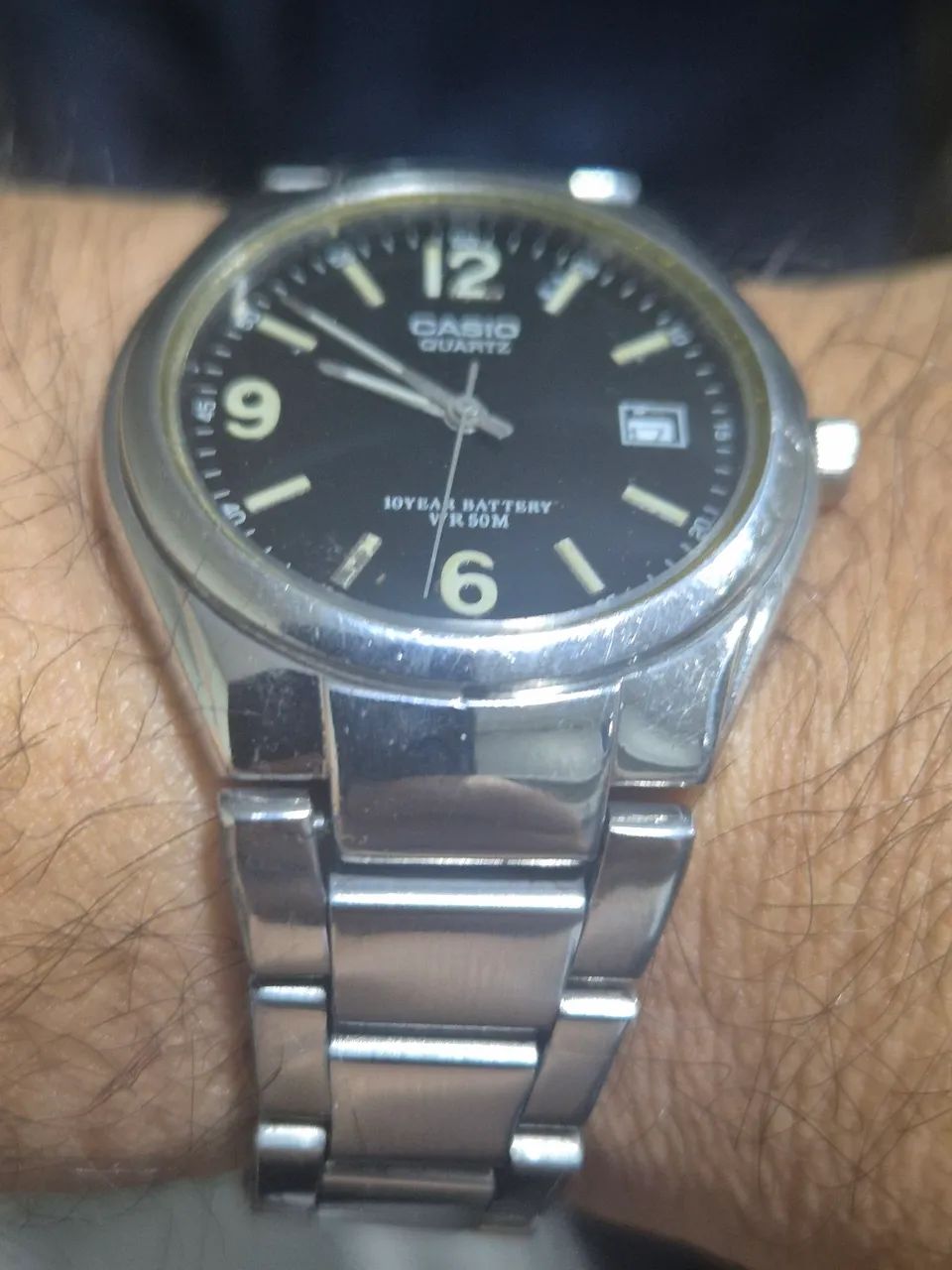 Relógio CASIO MTP-1265D  À QUARTZ  10 ANOS    -   ÓTIMO ESTADO - Foto 4