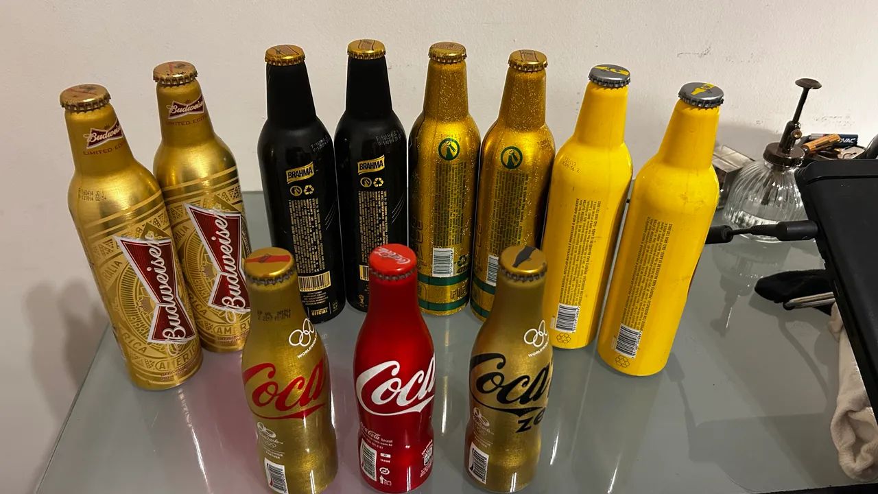 Coleção de Garrafas de Alumínio - Edições Especiais Copa, Olimpíadas e Marcas Icônicas - Foto 6