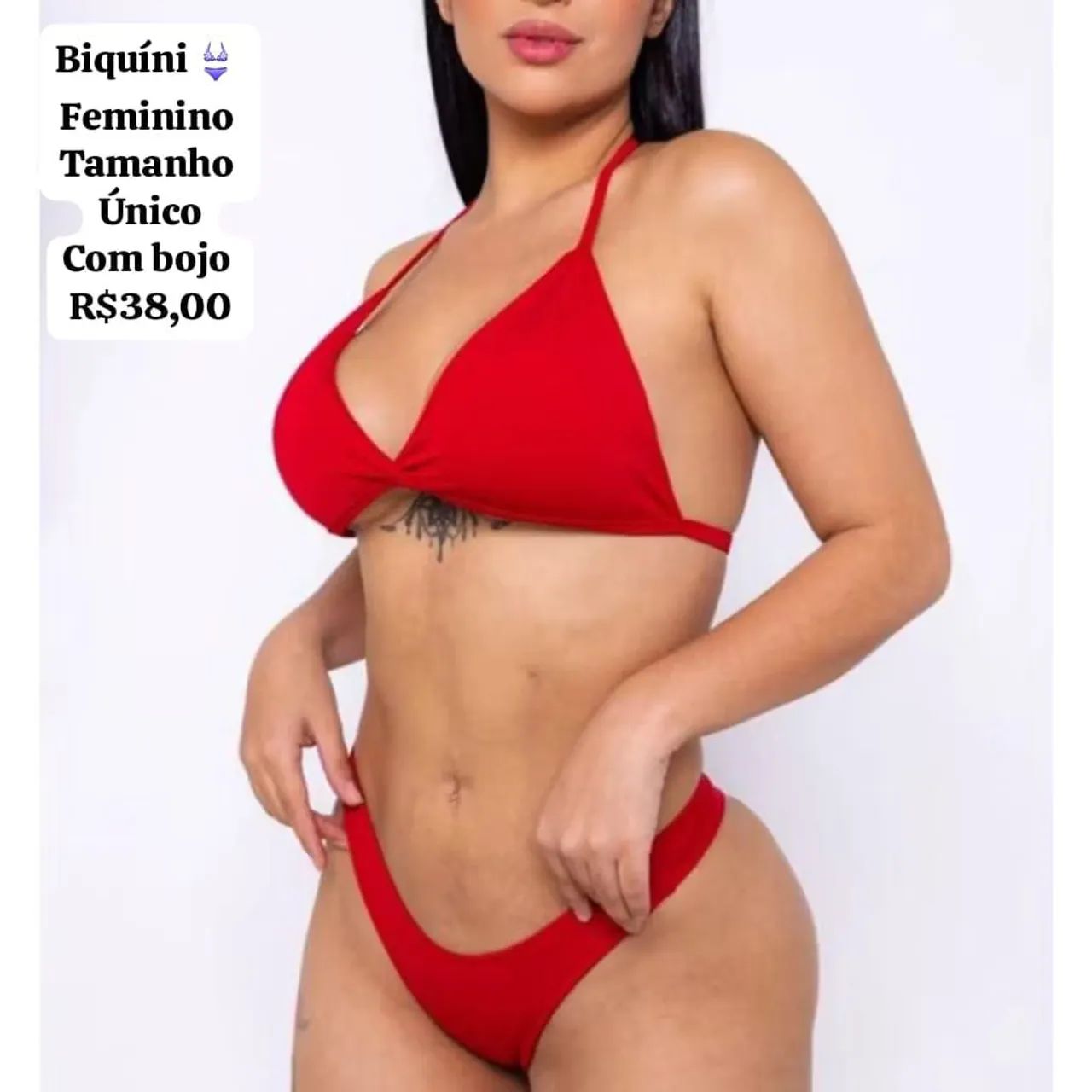 Biquíni e canga feminino