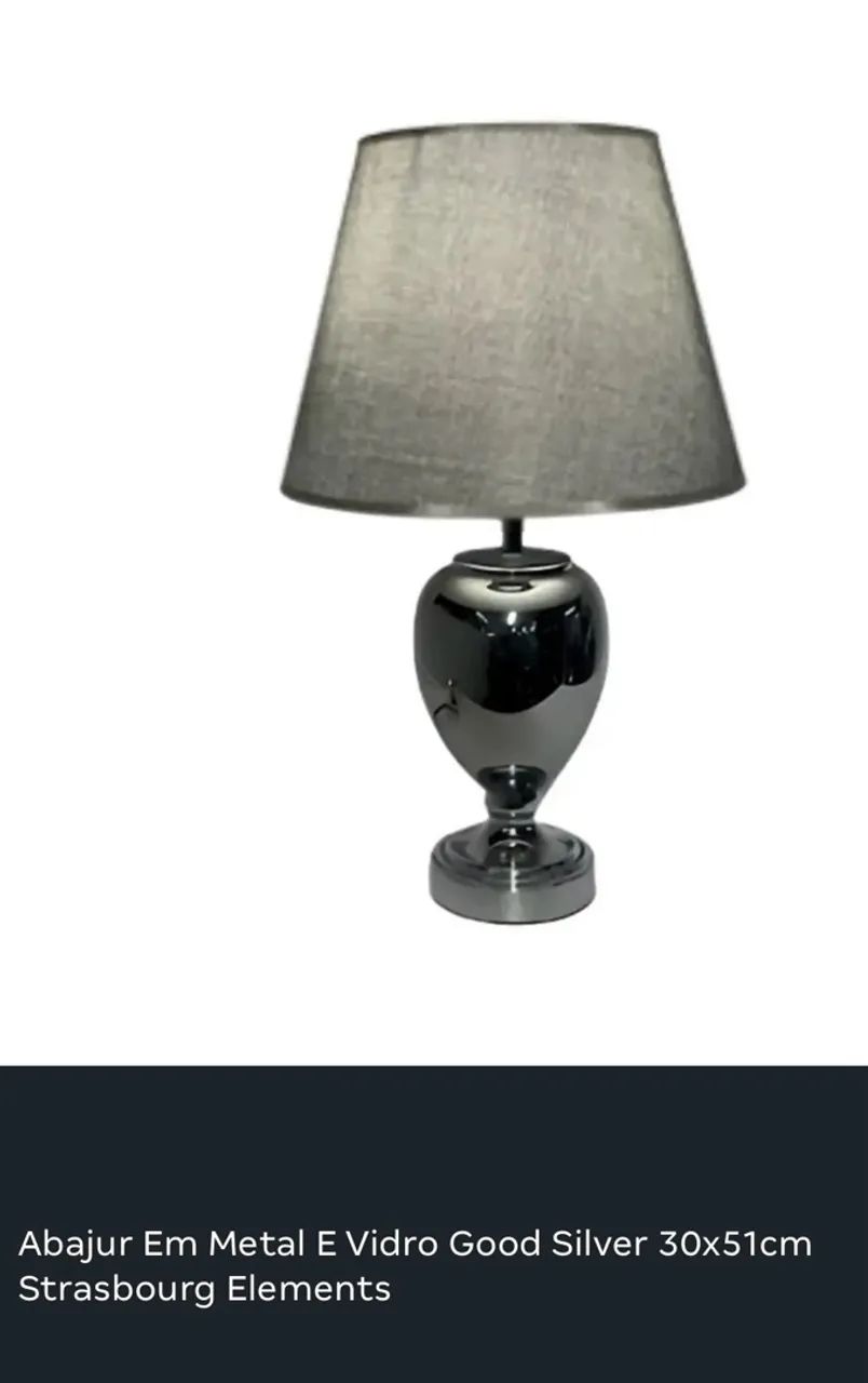 Abajur vidro 