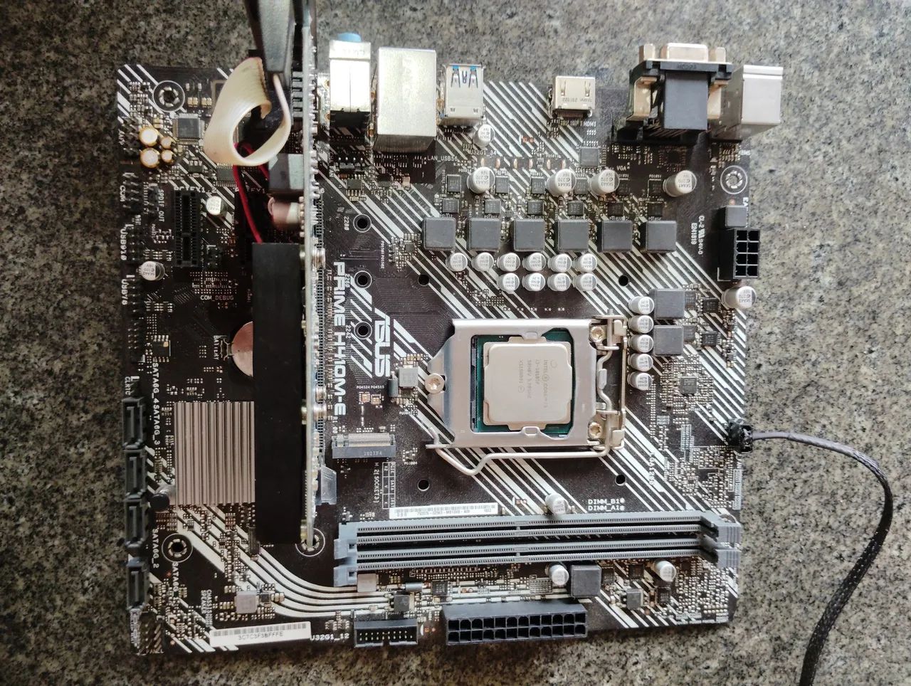 Placa mãe Asus DDR4 prime H410-E Completo - Foto 4