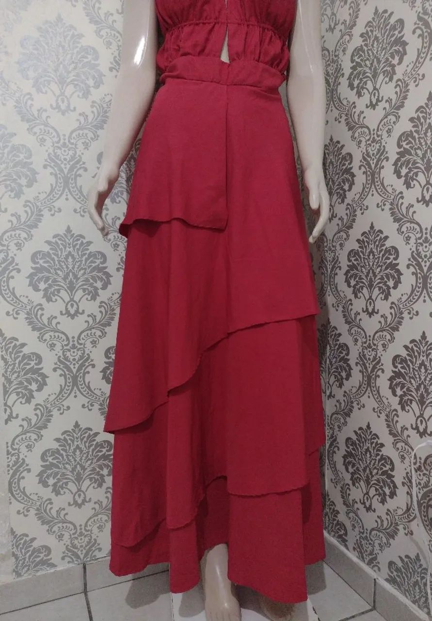 Vestido longo vermelho  - Foto 2