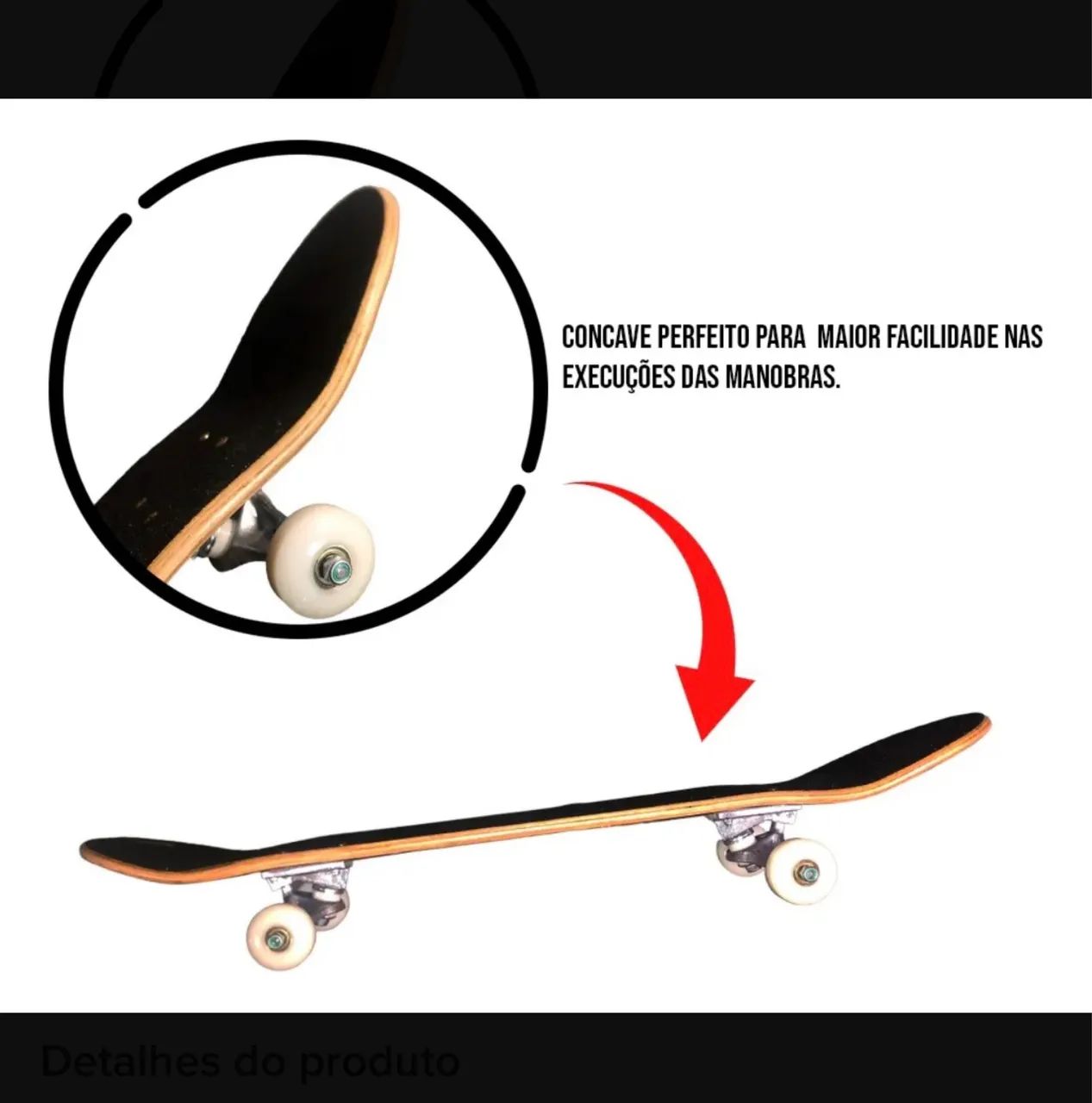 Skate profissional - novo no plástico - Foto 4
