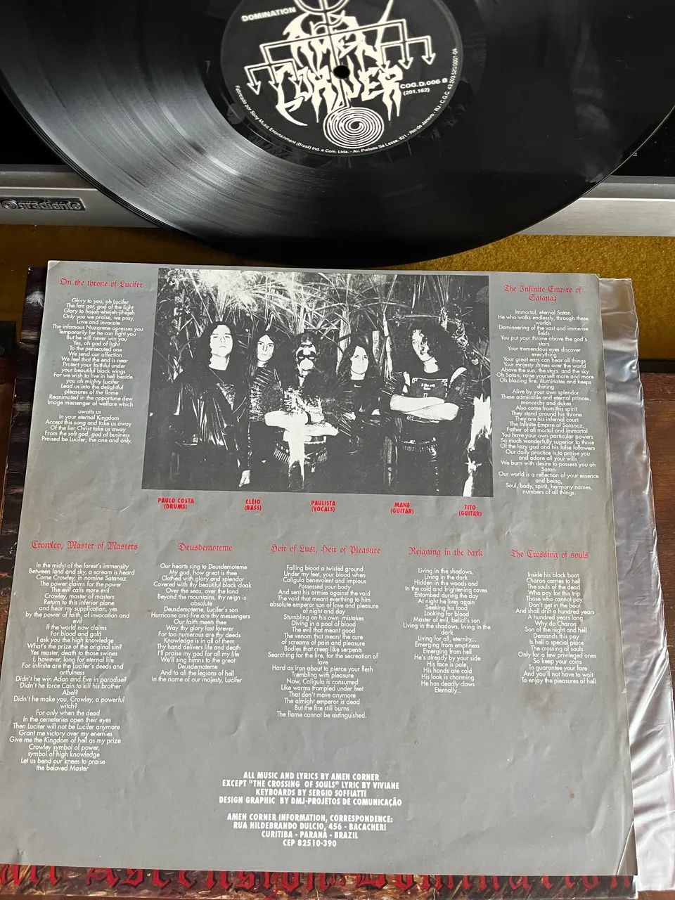 Amen Corner LP Fall Ascencion Cogumelo VG - Foto 2