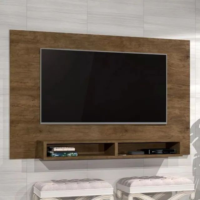 Painel TV até 42 Polegadas 2 Nichos Manhattan  - Foto 5