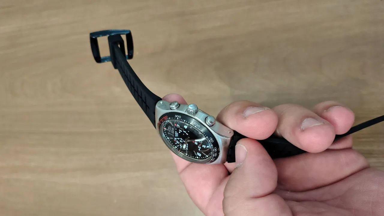 Relógio cronógrafo Swatch Swiss, quartz  - Foto 4