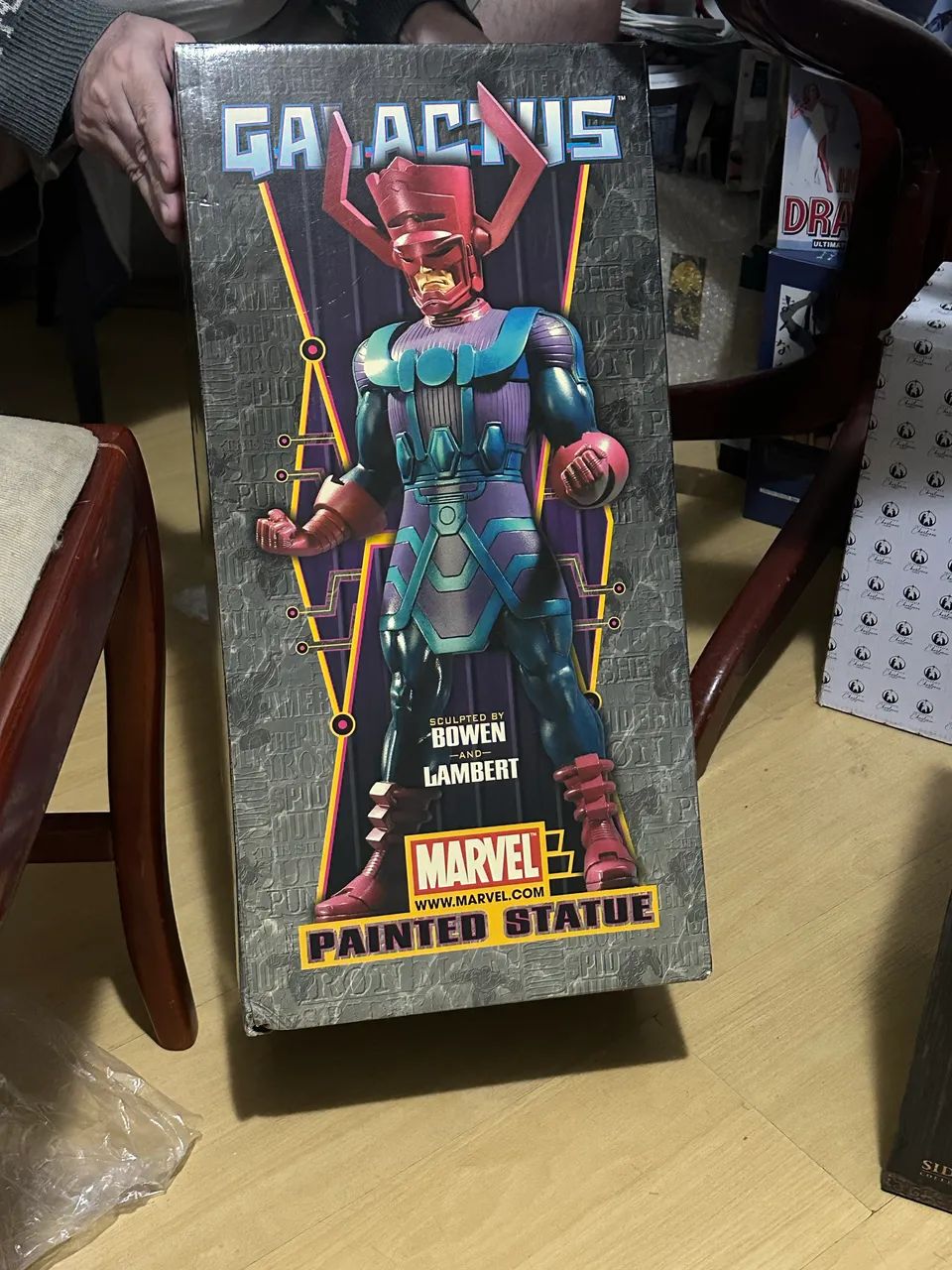     Estátua Galactus Bowen Marvel Original + Isopor - Foto 3
