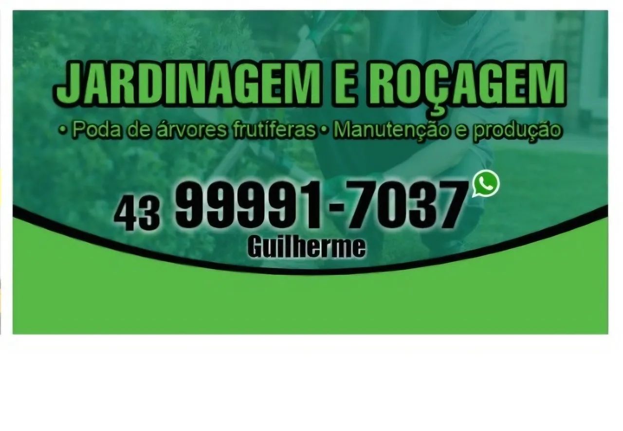 Roçagem e poda de árvores Frutíferas 