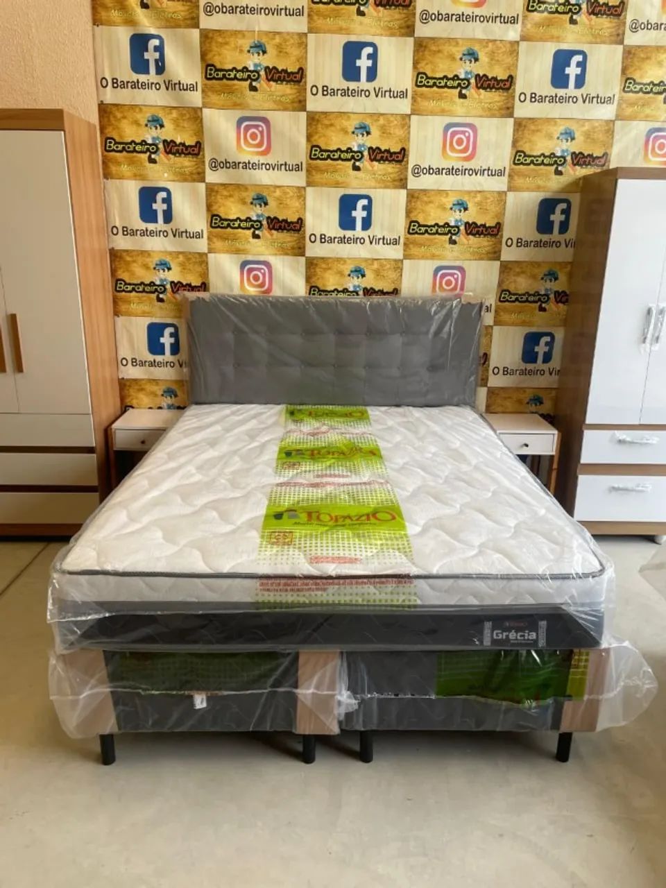 Conforto Premium no Seu Quarto Cama Queen Topázio com Molas Ensacadas em Oferta - Foto 4