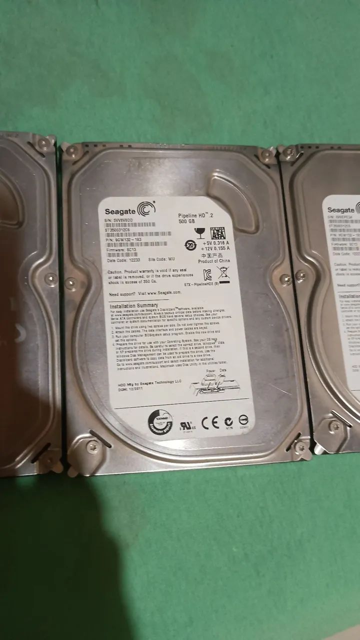 Lote Hd 500gb seagate - Foto 2