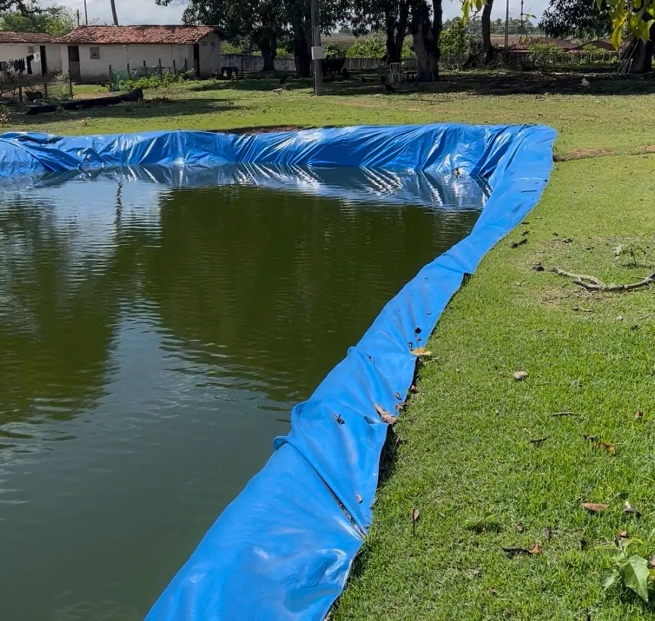 Vendo bomba multi estágios e Lona para tanque de peixe  - Foto 4