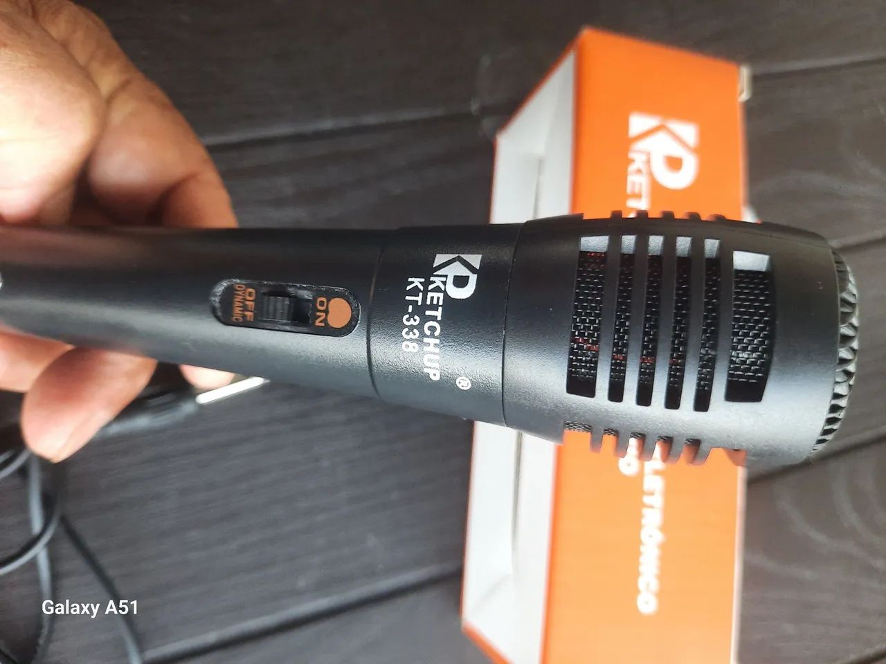 Microfone com fio 2,5m KT-338