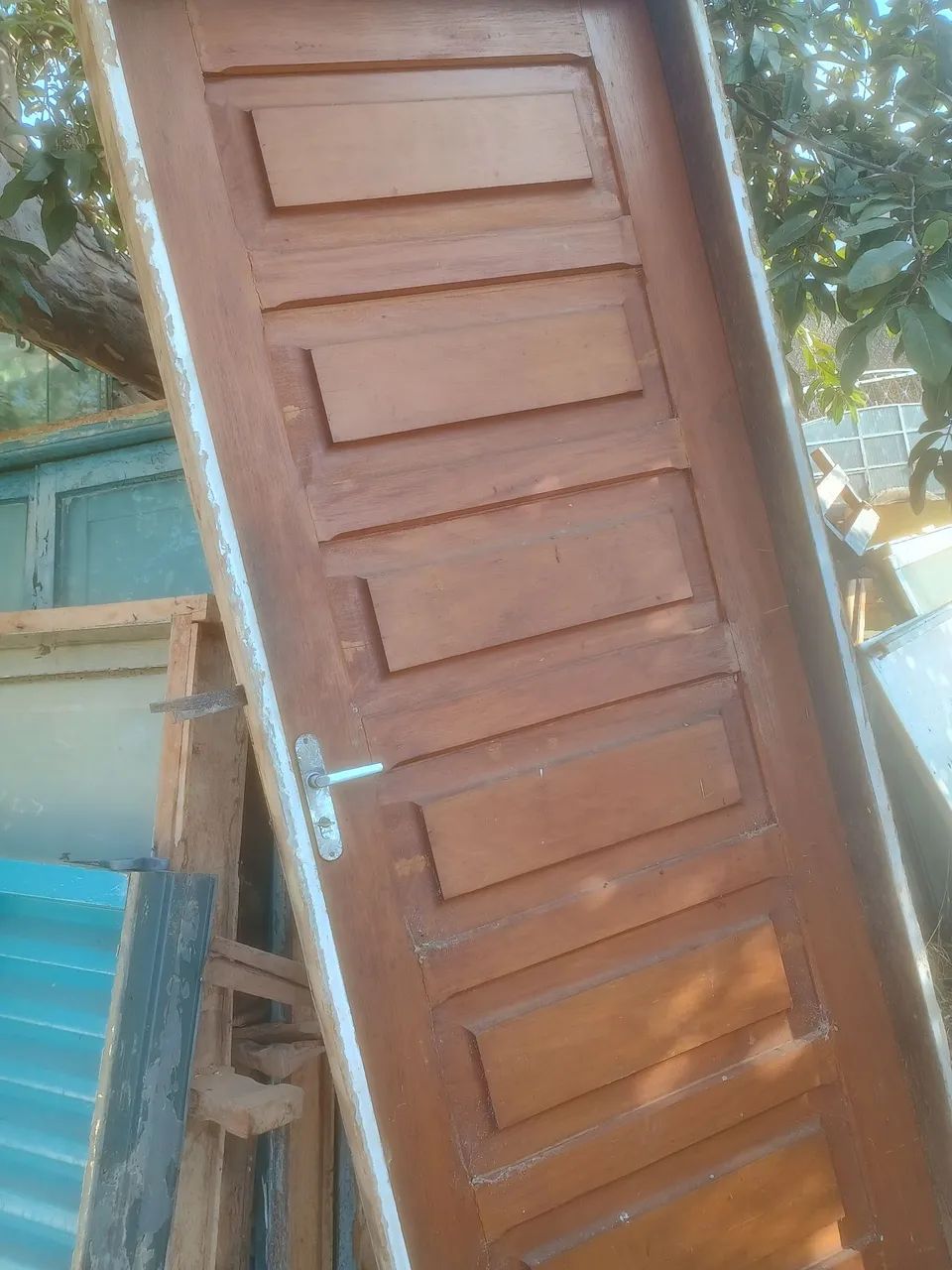PORTA COM ALMOFADA DUPLA COMPLETA - Foto 4