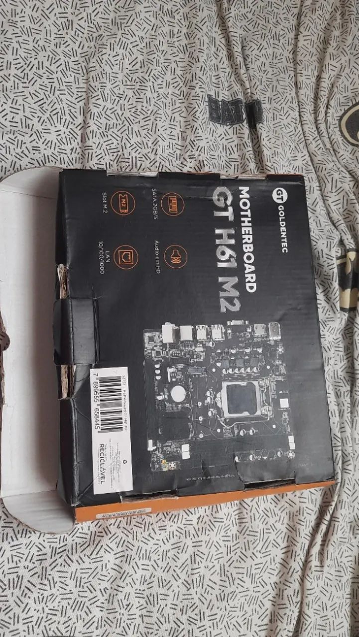 placa mae h61m m2 - Foto 5