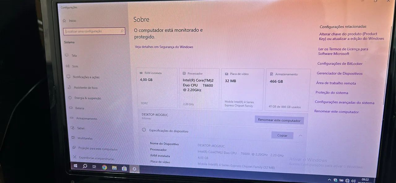 NOTEBOOK INTEL CORE 2 DUO - PRONTO PARA USO - Foto 4