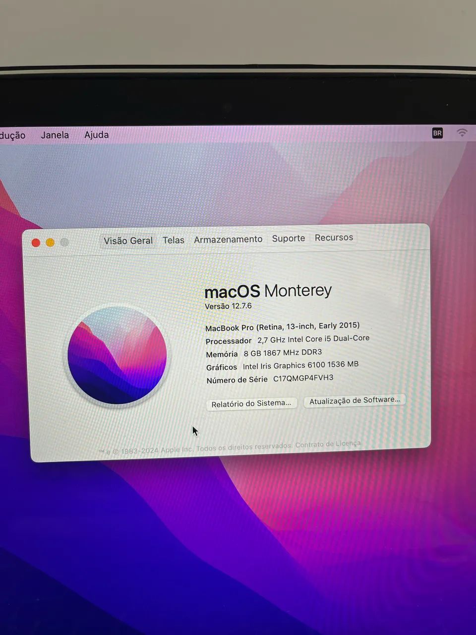 MacBook Pro 2015 500gb SSD - Foto 4