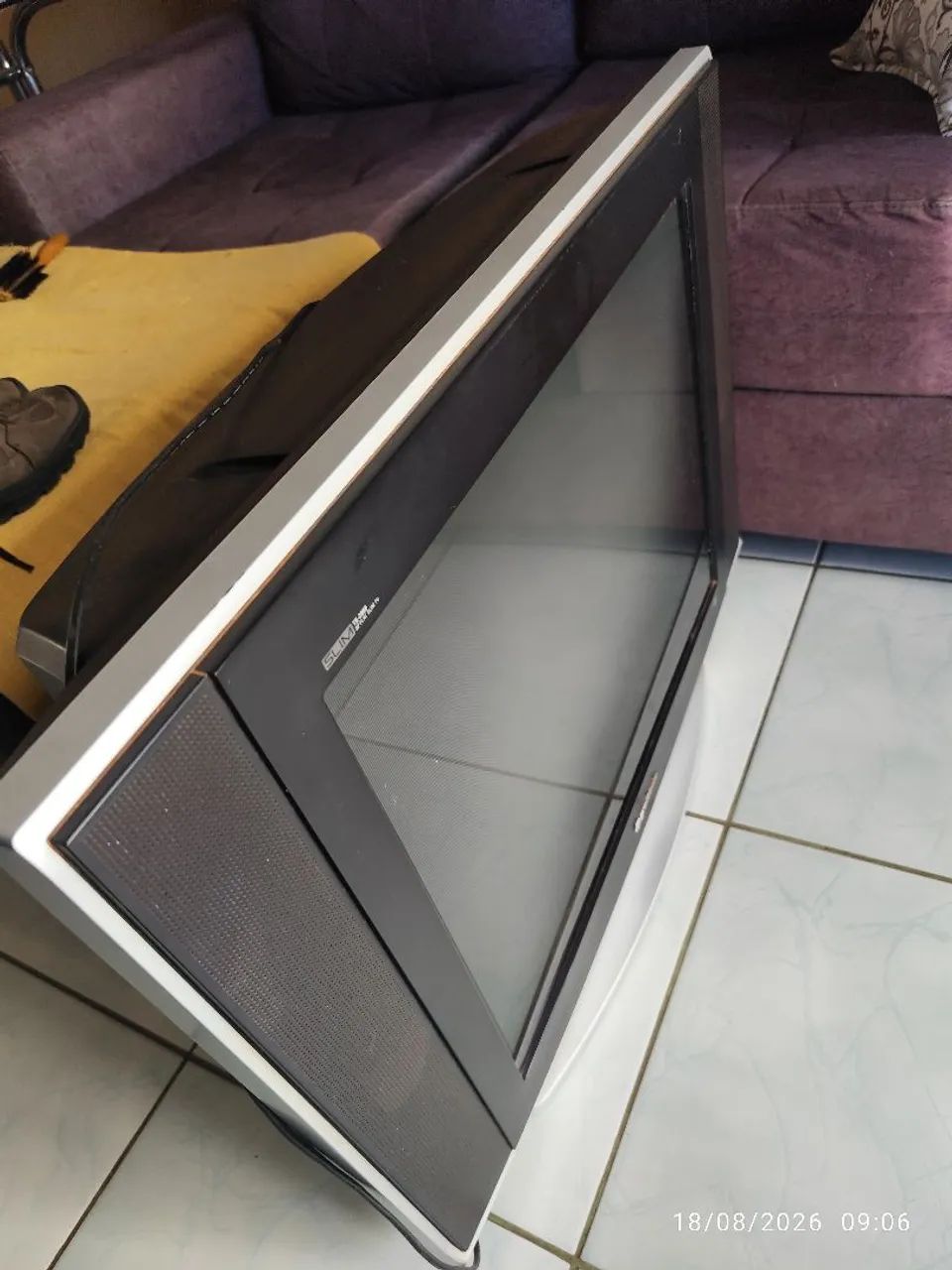 Tv de tubo 29 polegadas slim gradiente super plana 