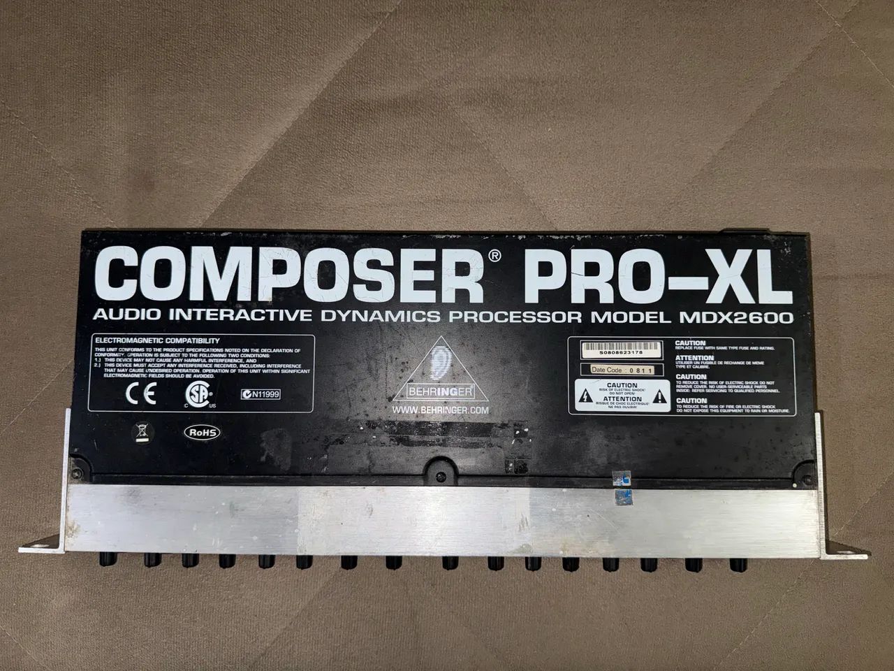 Compressor de áudio Behringer  - Foto 3