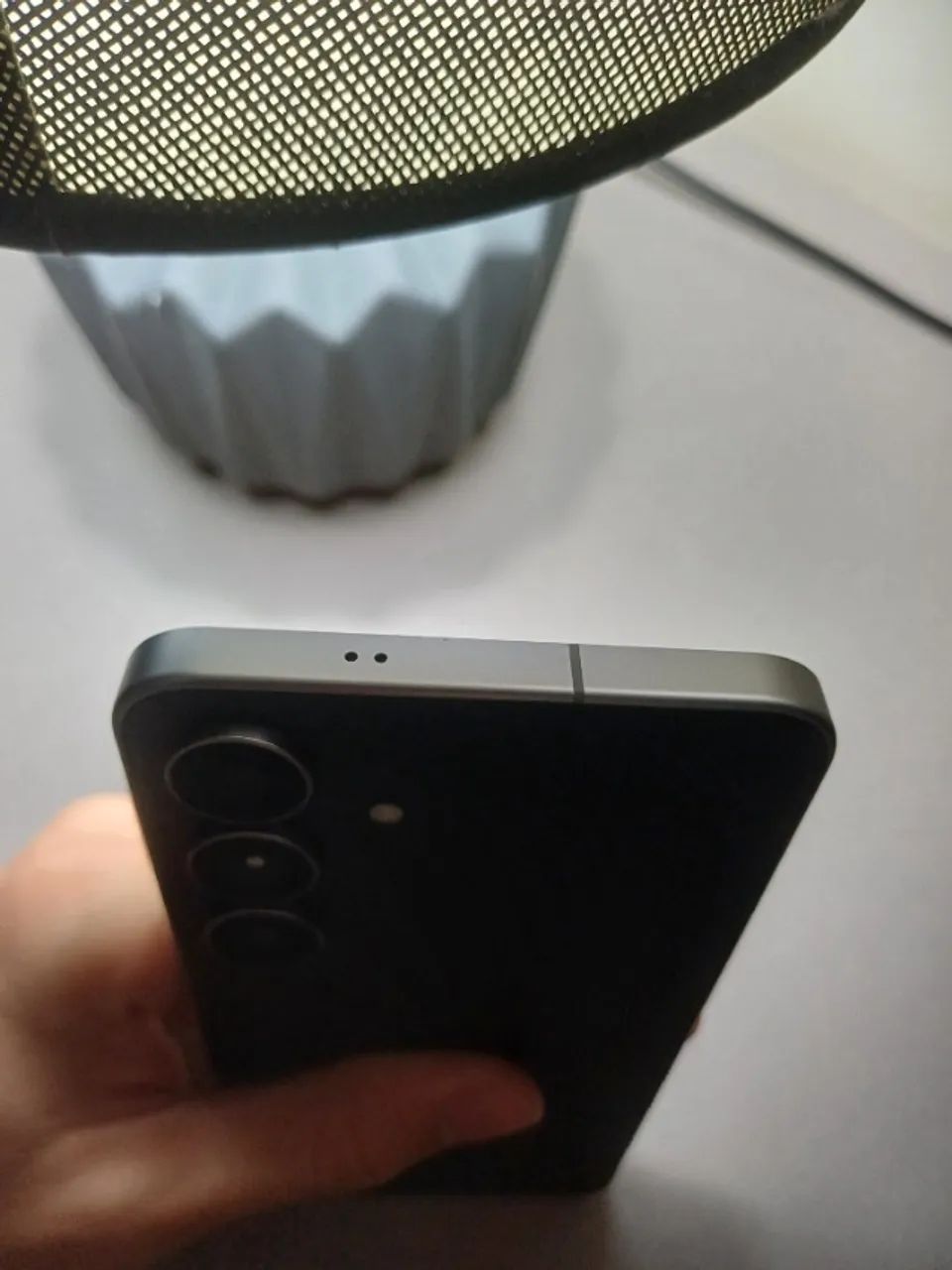S25 FE 128GB BLACK SEMINOVO CAIXA E NF - Foto 5
