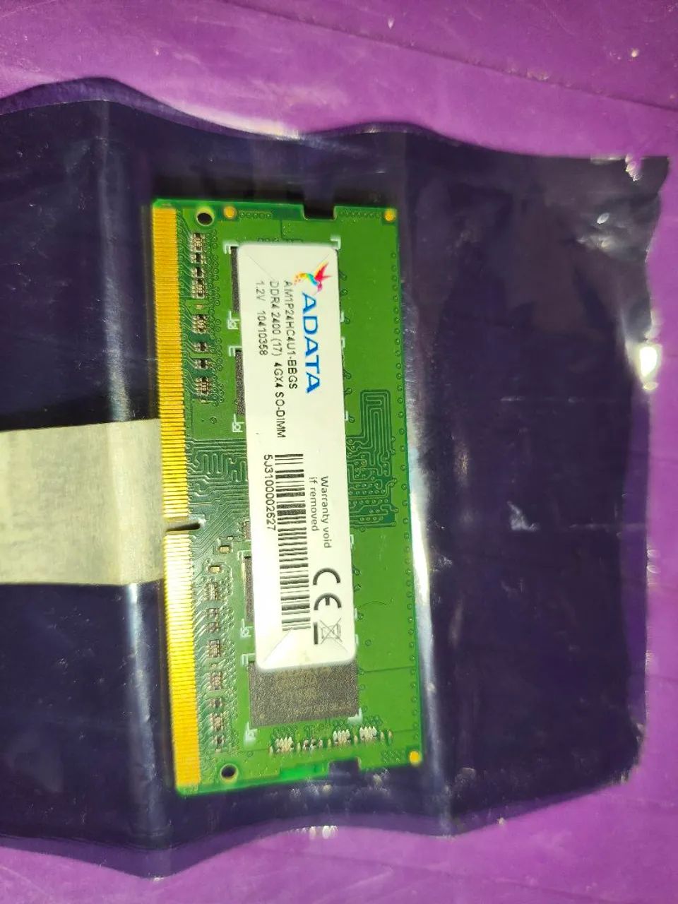 Memória adata ddr4 - 4gb