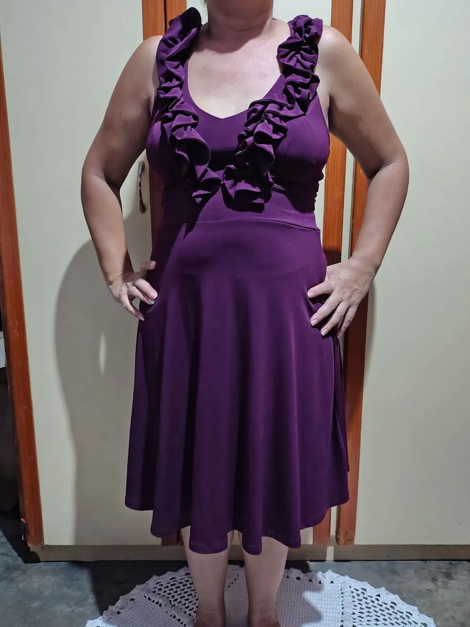 Desapego vestido tecido suplex fit  - Foto 4