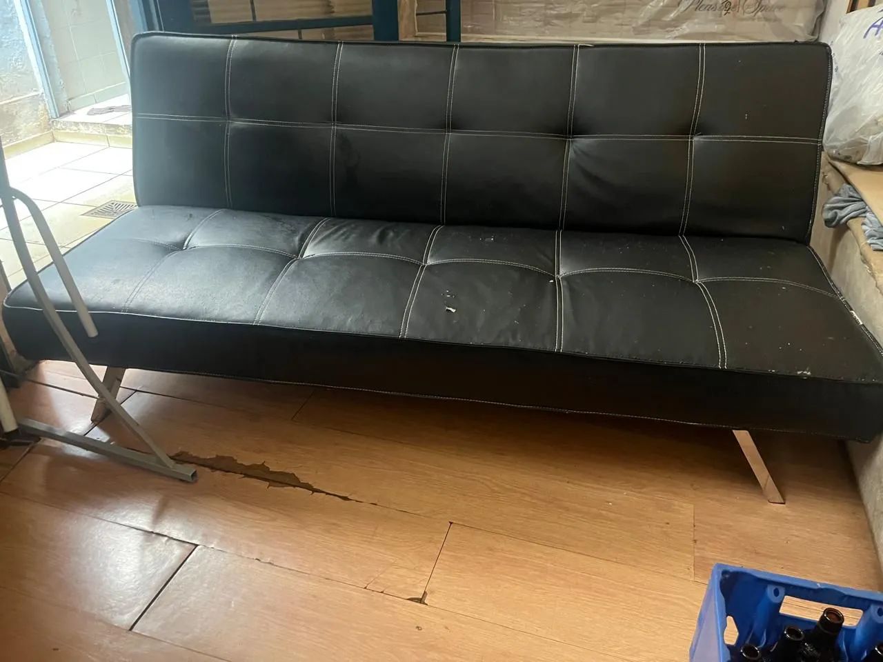 Sofá cama preto  - Foto 2