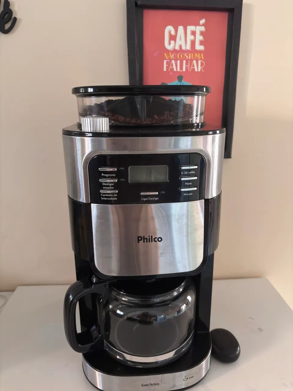Cafeteira Philco Grano Perfetto com Moedor