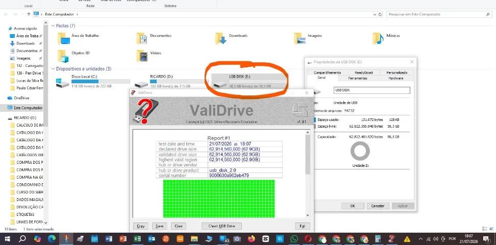 PENDRIVE METALIZADO ZSUIT DE 64GB, COM INTERFACE USB 3.0, NA COR PRATA. - Foto 4
