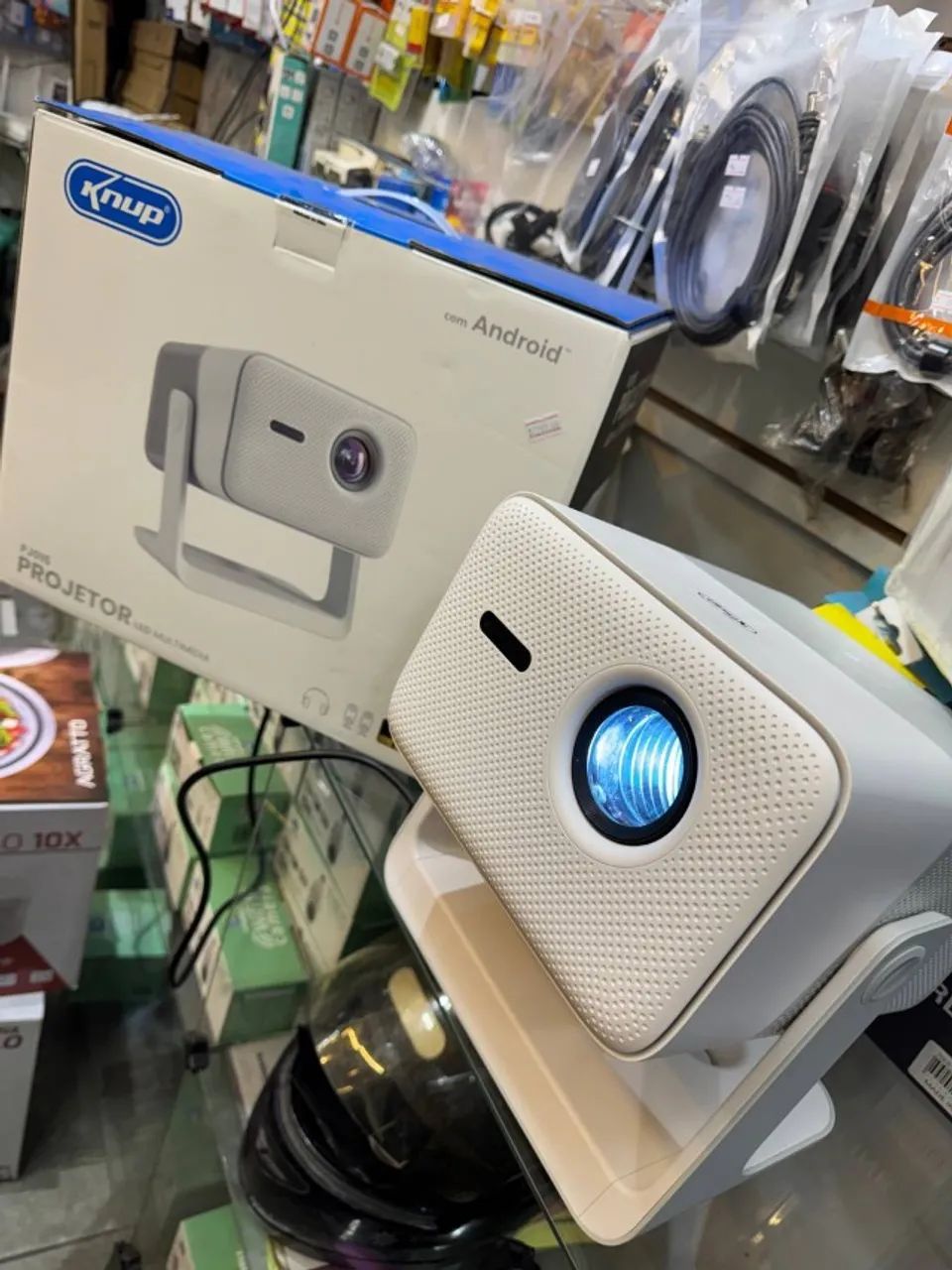Projetor de Imagem PJ015 KNUP - PRODUTO NOVO COM GARANTIA