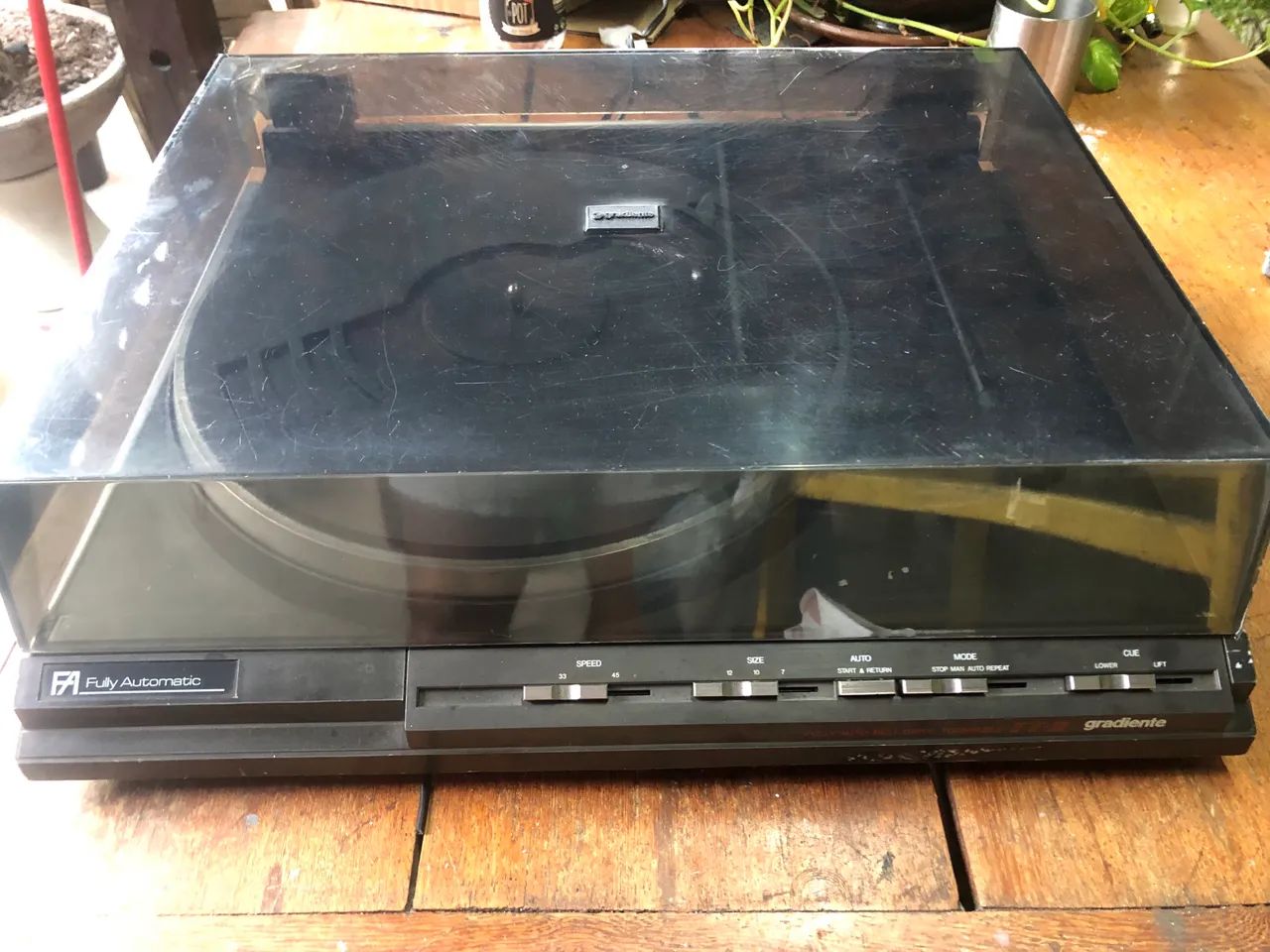 Toca Discos Gradiente Turntablle ll linha Esotec