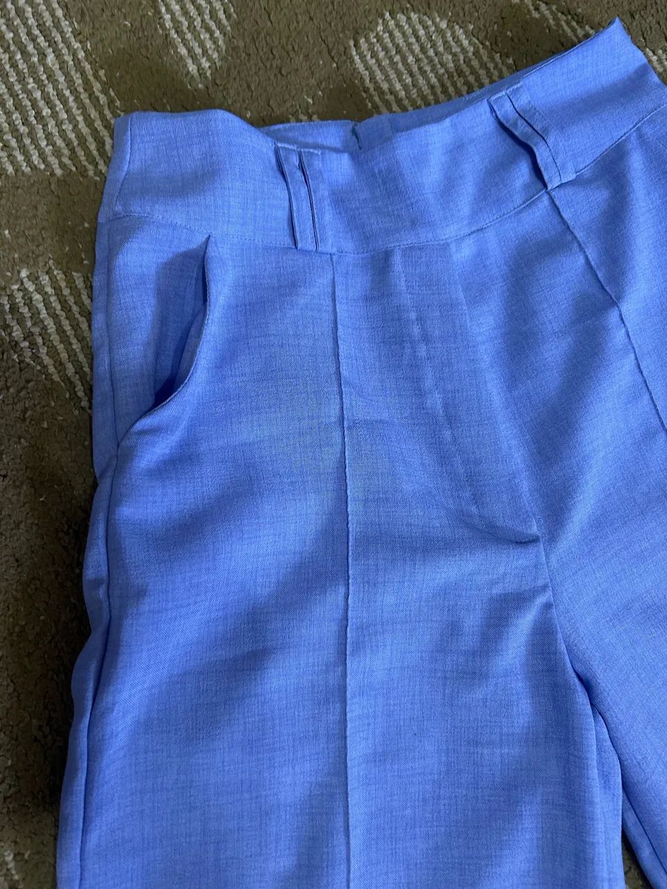 Calça feminina azul - tamanho P - Foto 3